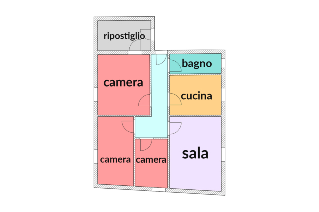 Ampio appartamento centrale: occasione unica