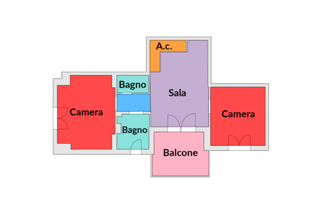 Trilocale con balcone di recente costruzione